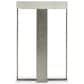 Bernhardt Tempo Accent Table in Larza and Satin Nickel, , large