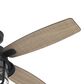Hunter Port Royale 52" Ceiling Fan with Light in Natural Iron, , large