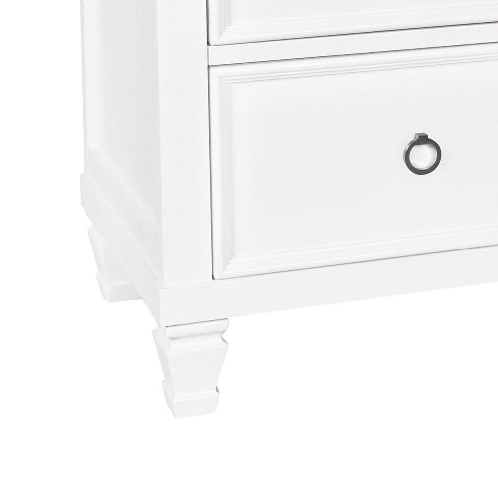 New Heritage Design Tamarack 2 Drawer Nightstand in White, , large