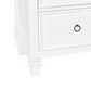 New Heritage Design Tamarack 2 Drawer Nightstand in White, , large