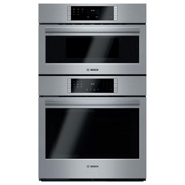 Bosch 30" Combination Double Electric Wall Oven in Stainless Steel, , large