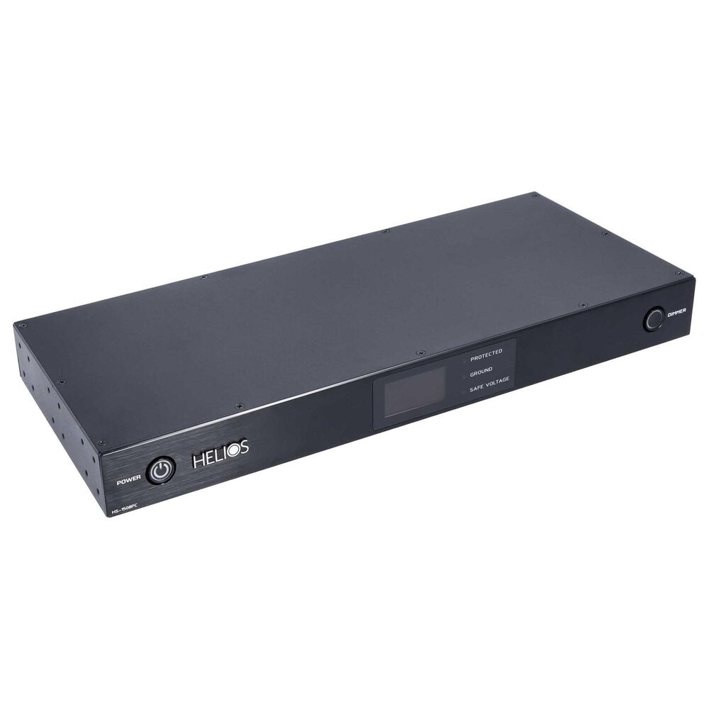 Helios 8-Outlet Rack Mountable Non Sacrificial Surge Protector in Black, , large