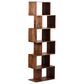 Porter Design Portola 6-Cube Bookcase in Brown, , large