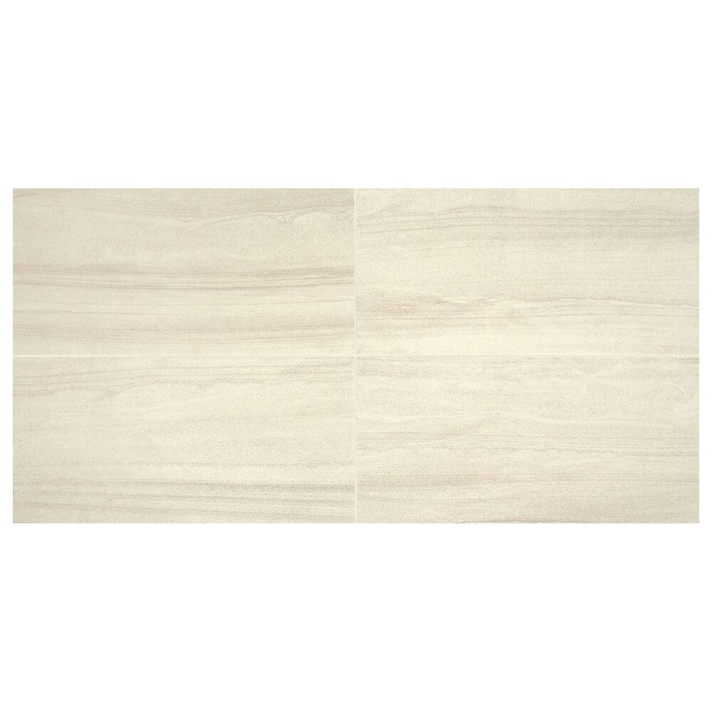 Dal-Tile Avery White 12&quot; x 24&quot; Porcelain Tile, , large