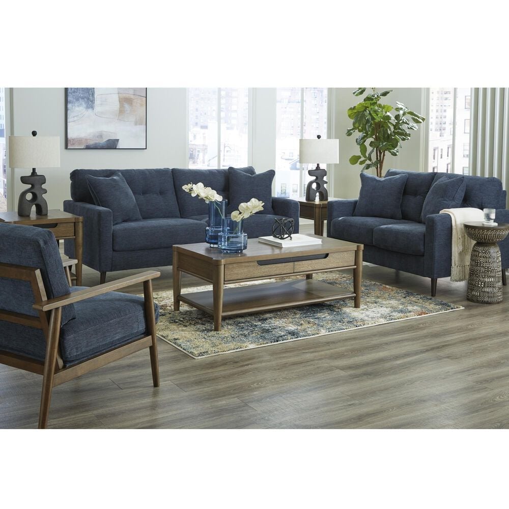 37B Bixler Stationary Sofa in Navy, , large