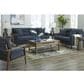 37B Bixler Stationary Sofa in Navy, , large