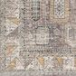 Surya Carlisle CSI2318 5"3" Round Dark Brown, Medium Gray, Off-White, Olive and Dark Blue Area Rug, , large