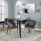 LumiSource Claire Accent Chair in Grey, , large