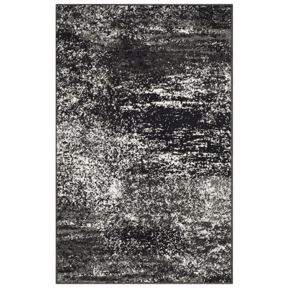 Safavieh Adirondack ADR112A 2"6" x 4" Silver and Black Runner, , large