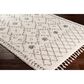 Surya Berber Shag BBE2302 5"3" x 7"3" Charcoal and Light Beige Area Rug, , large