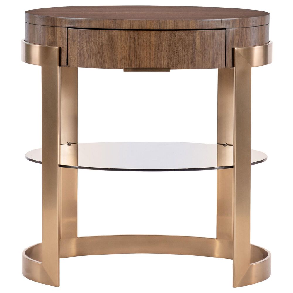 Hooker Furniture Eleana Oval Nightstand in Light Caramel, , large