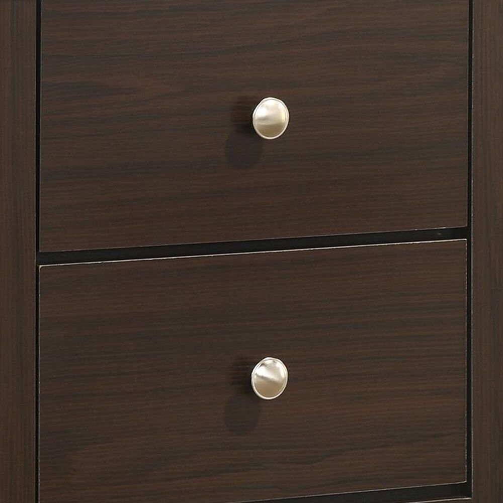 Mayberry Hill Sami 2 Drawer Nightstand in Espresso, , large