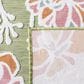 Safavieh Cabana CBN486Y 4" x 6" Green and Pink Indoor/Outdoor Area Performance Rug, , large