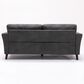 HOMLUX 77"W Fabric Sofa with Pocket Coil Seating, Solid Wood Legs in Grey, , large