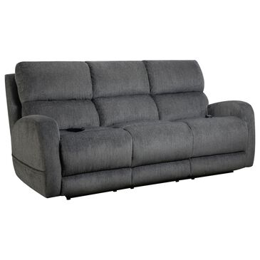 Homestretch Power Reclining Sofa with Power Head and Lumbar in Sterling, , large