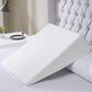Hampton Park Memory Foam 22" x 24" Wedge Pillow in White, , large
