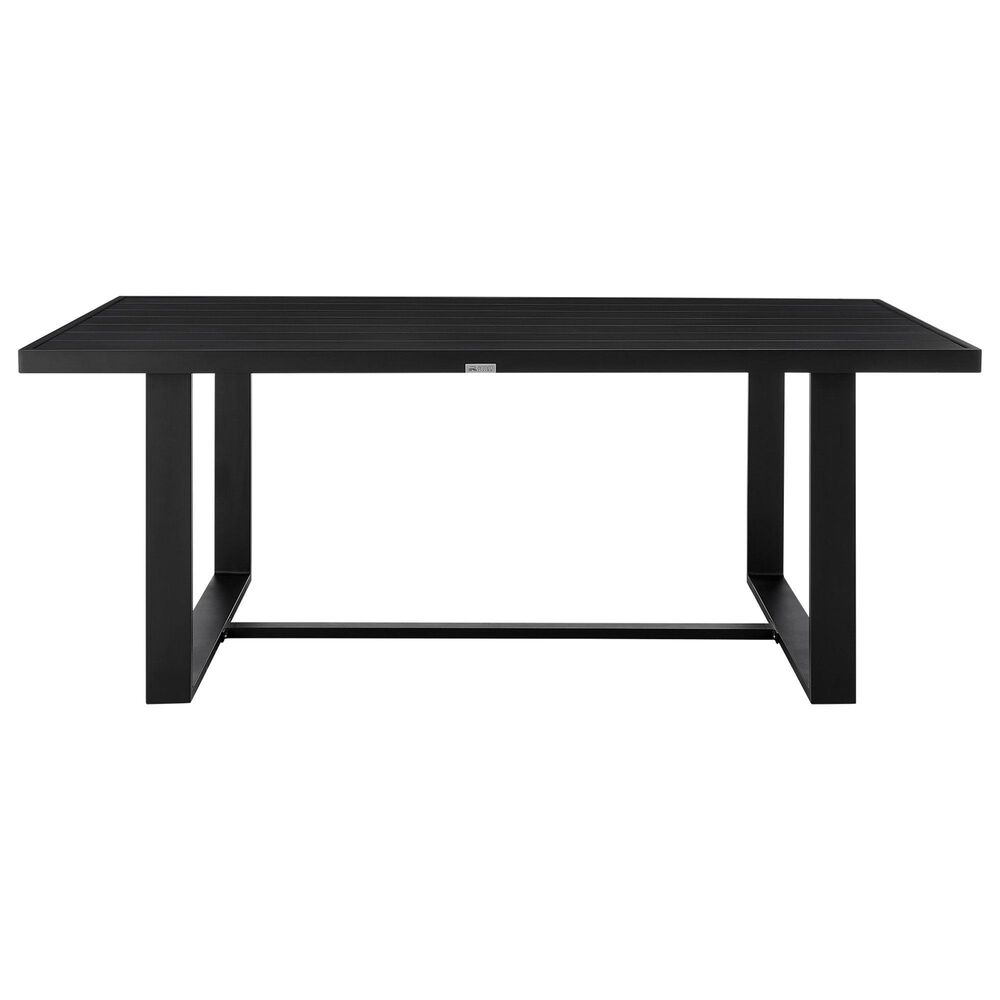Blue River Alegria Outdoor Rectangular Dining Table in Black - Table Only, , large