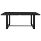 Blue River Alegria Outdoor Rectangular Dining Table in Black - Table Only, , large