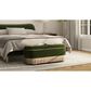 Jennifer Taylor Home Melinda Storage Bench with Tufted Bullion Fringe in Olive Green, , large