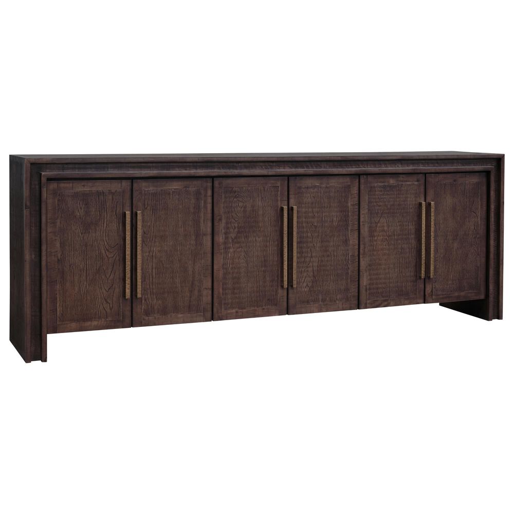 Heirloom Home Maddux 6-Door Console in Winston Brown and Hammered Bronze, , large