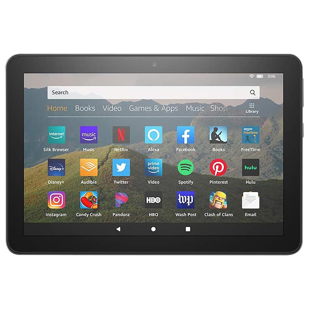 Amazon Fire HD 8 Tablet 8" 64GB in Black | Wi-Fi, , large