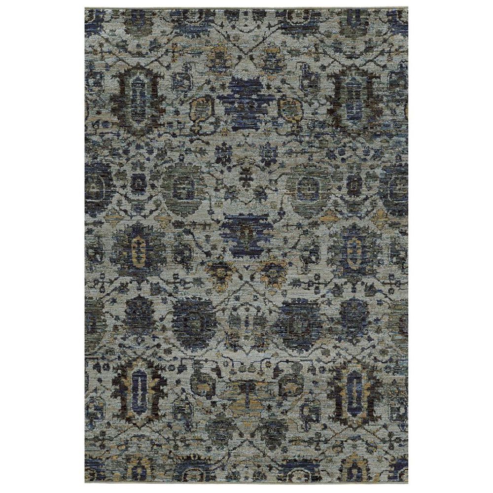 Oriental Weavers Andorra 7120A 10" x 13"2" Blue and Navy Area Rug, , large
