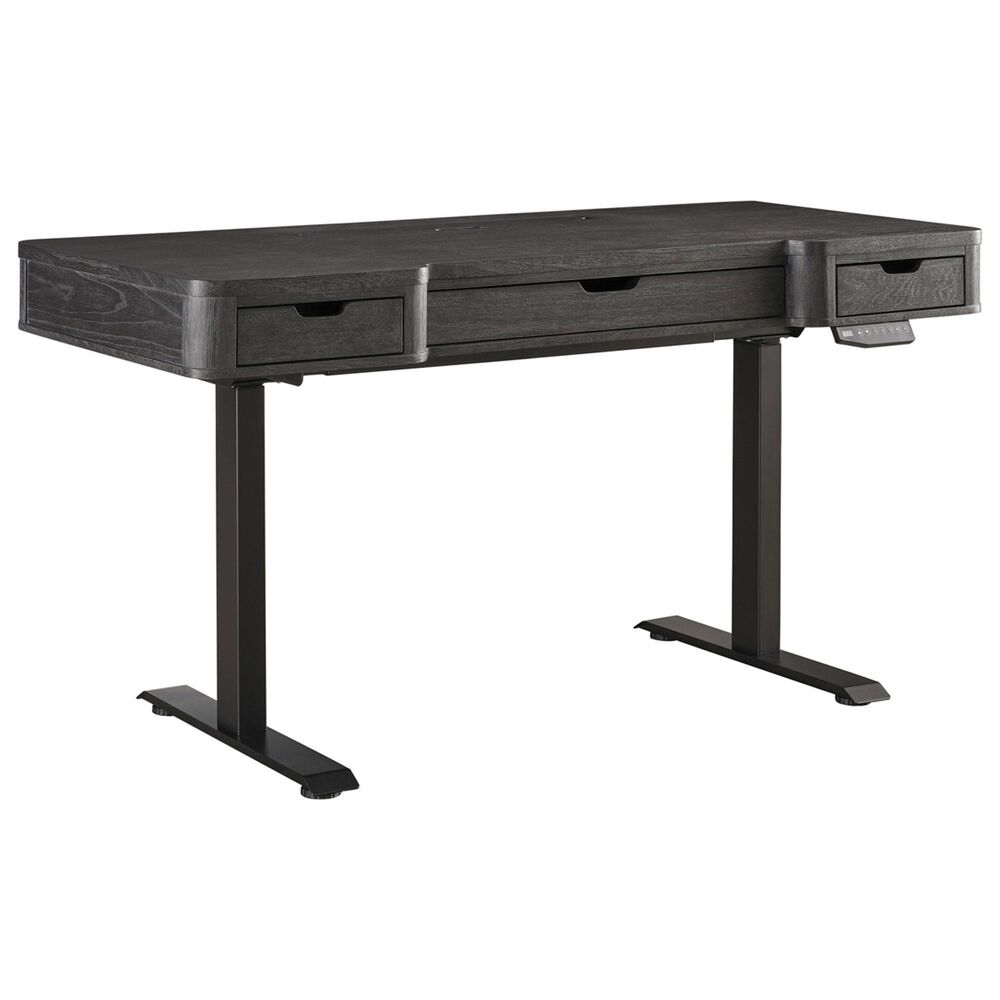 Riva Ridge Sloane 60" Sit and Stand Desk in Mink and Black, , large