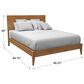 Archbold Furniture 2 West King Platform Bed in Natural, , large