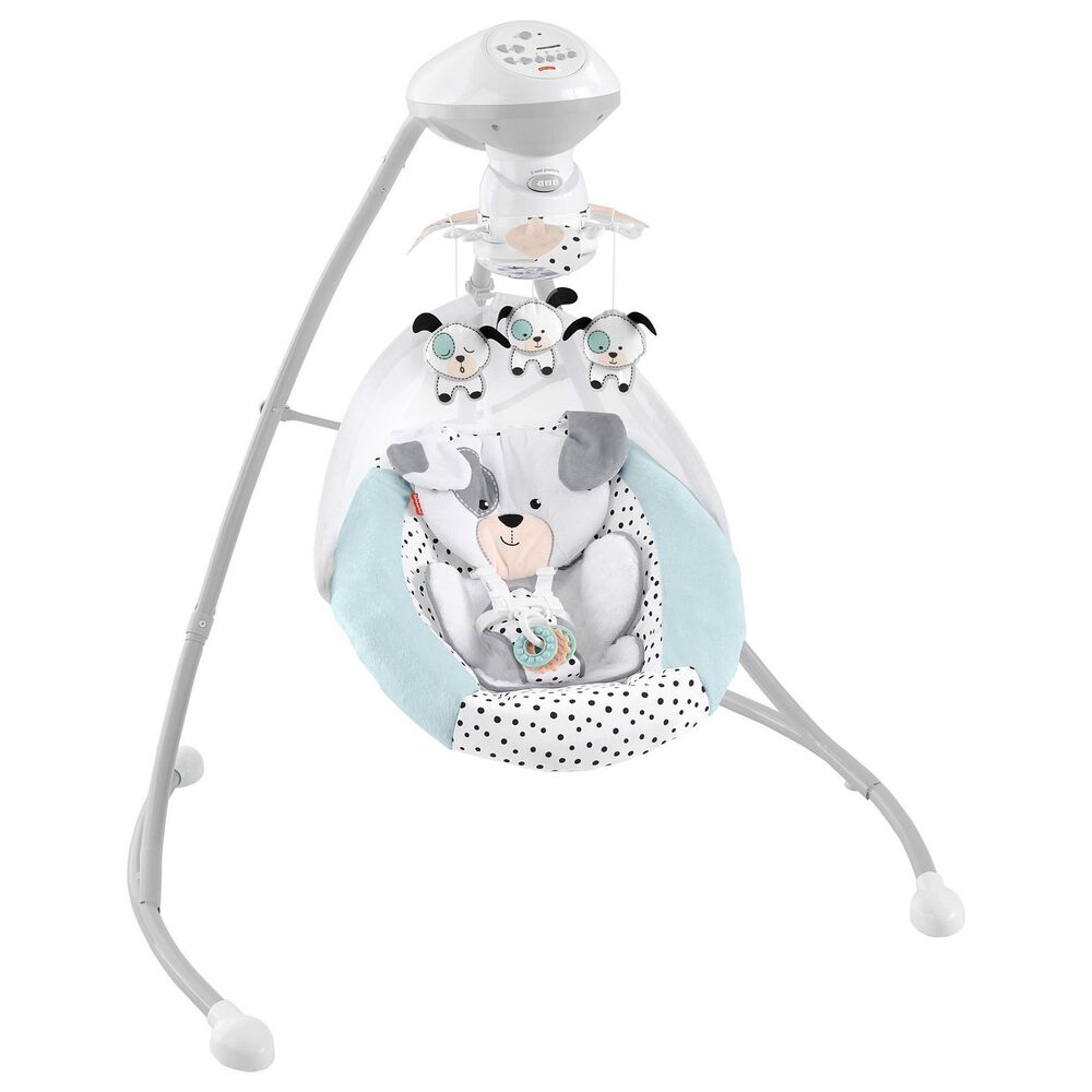 Fisher-Price Dots and Spots Puppy Cradle "n Swing, , large