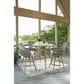 Ashley Seton Creek Patio Bar Stool with Cushion in Beige and Gray (Set of 2), , large
