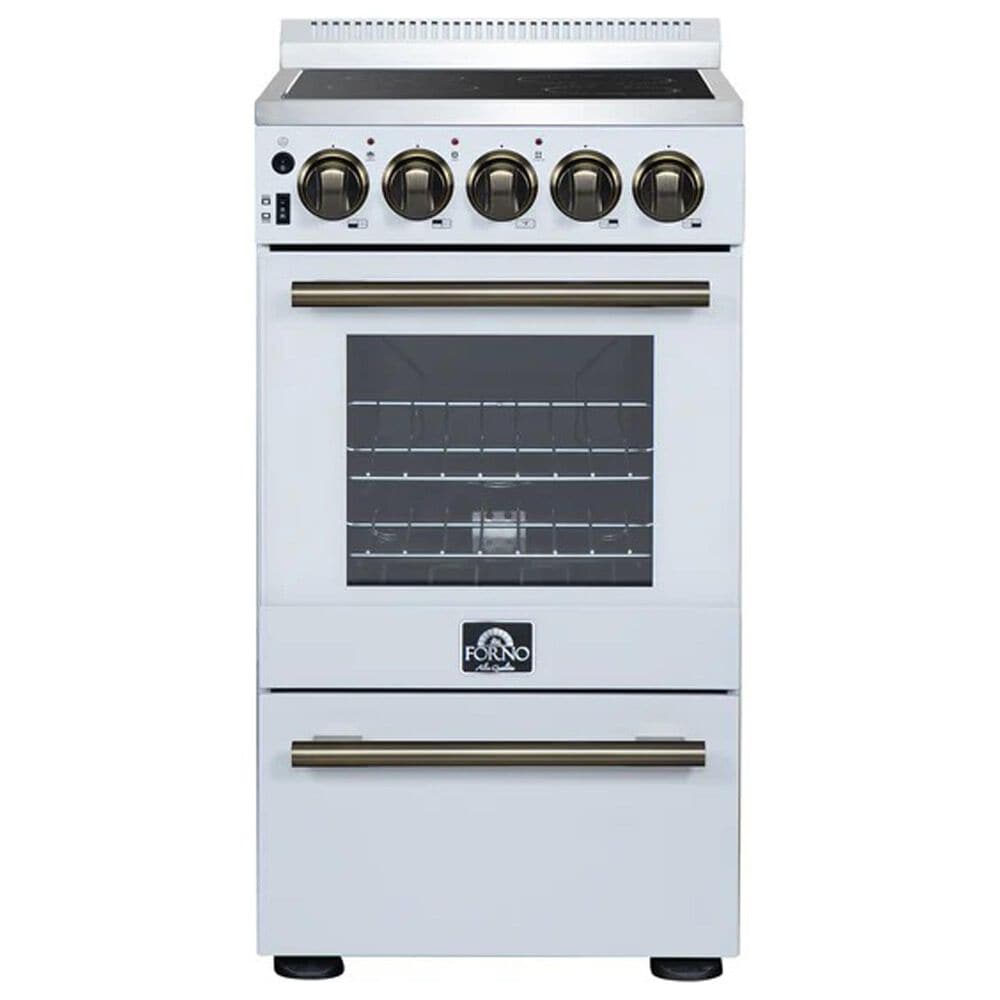 Forno Pallerano 20" Freestanding Electric Range in White, , large