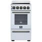 Forno Pallerano 20" Freestanding Electric Range in White, , large