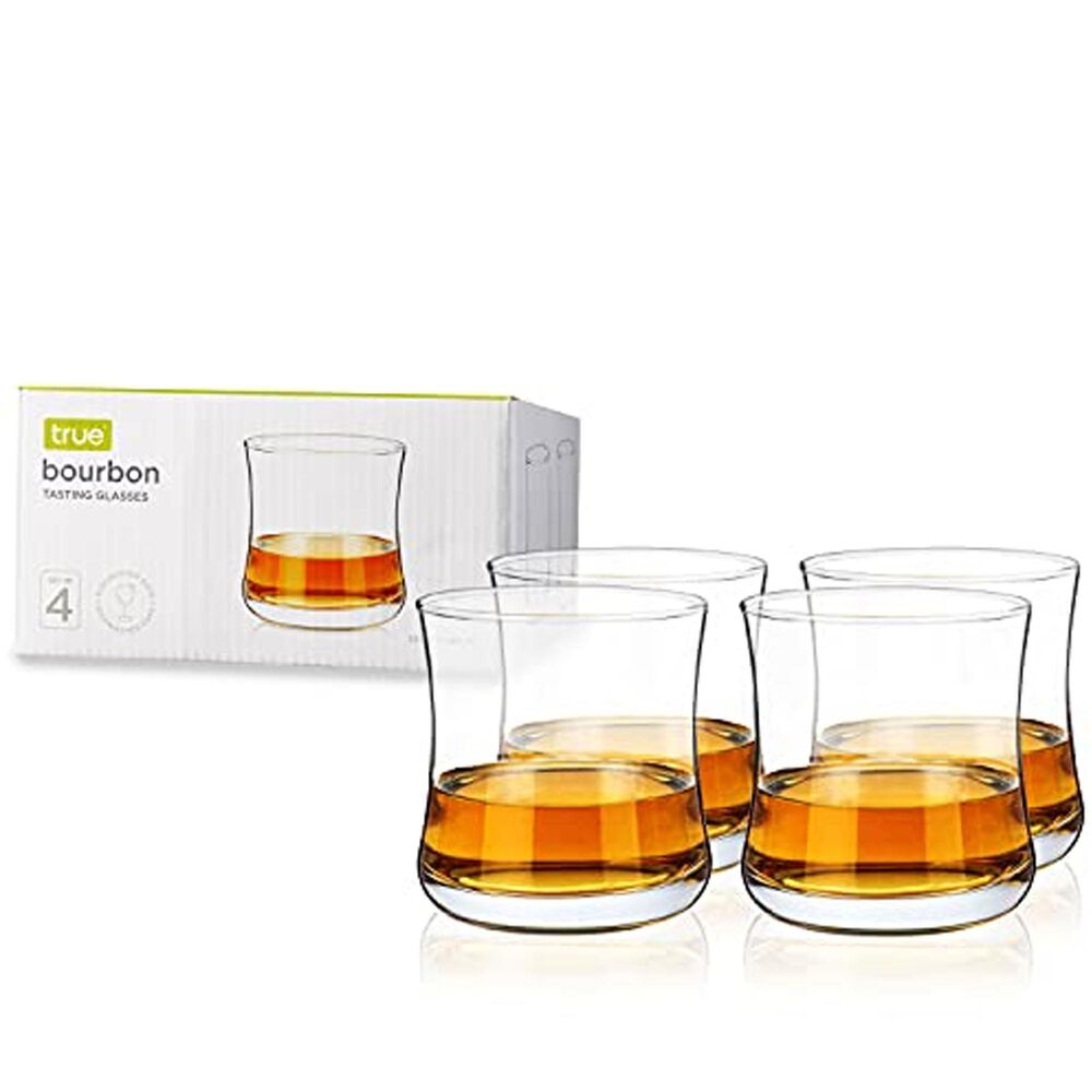 True Brands Bourbon Tasting Glasses in Clear &#40;Set of 4&#41;, , large