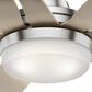 Hunter Correne 56" Ceiling Fan with LED Light in Brushed Nickel, , large