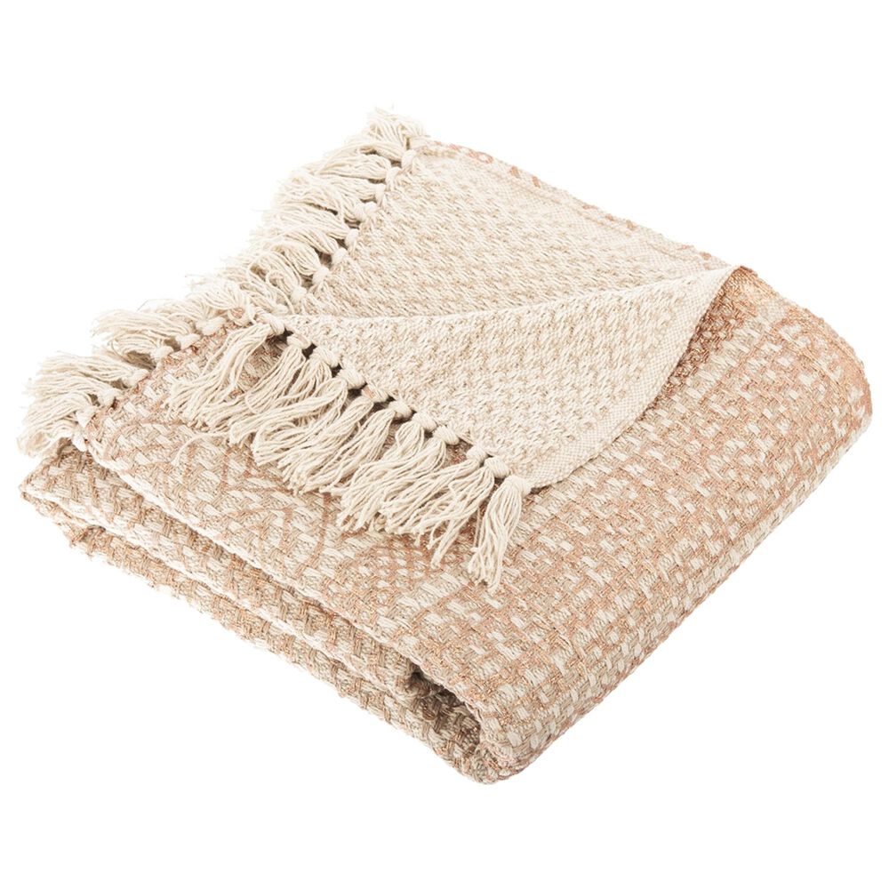 Safavieh Becks Throw in Copper and Beige, , large