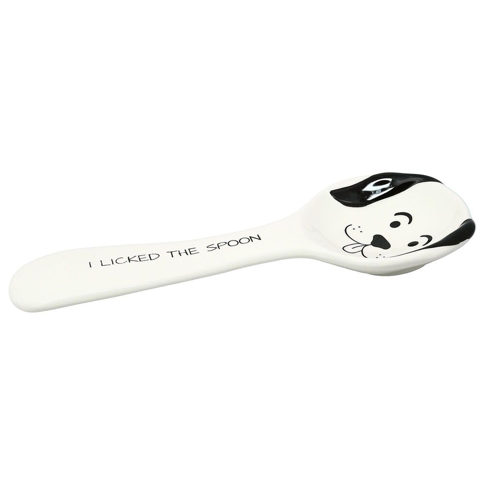 Pavilion Dog Licked The Spoon 10&quot; Spoon Rest in White, , large