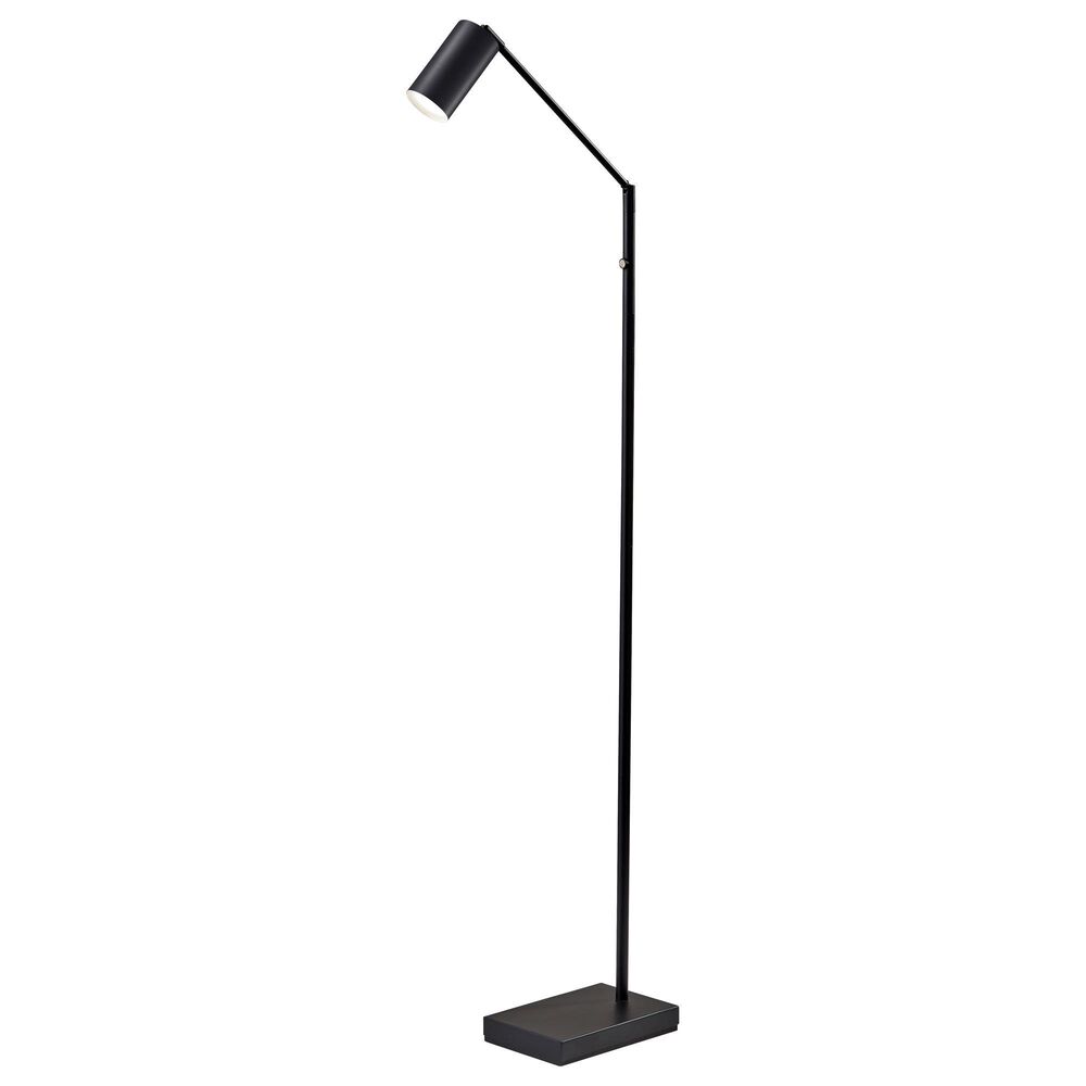 Adesso Colby LED Floor Lamp in Black, , large