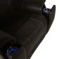 Steve Silver Lexington Triple Power Media Recliner in Saddle Brown, , large