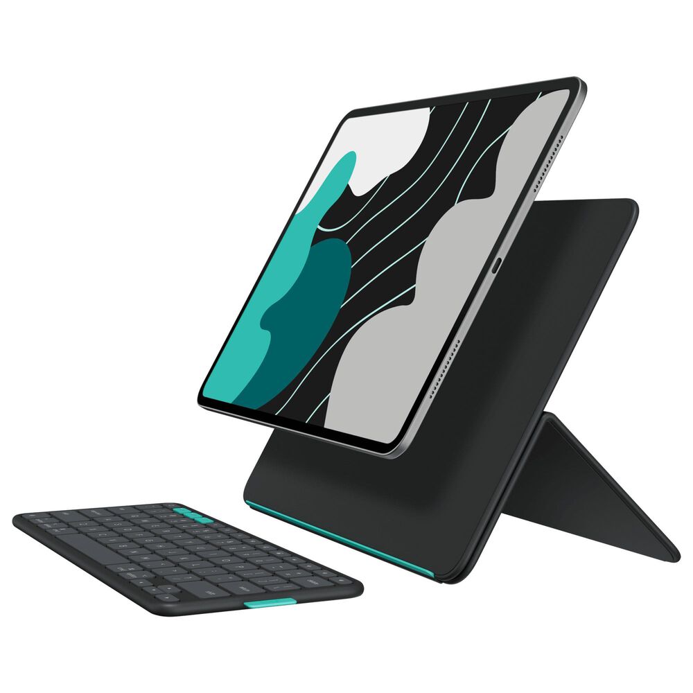 Logitech Flip Folio Keyboard Case for 13" iPad Air or iPad Pro in Graphite, , large
