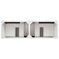 James Martin Vanities Bristol 72" Double Bathroom Vanity in Bright White with 3 cm Arctic Fall Solid Surface Top and Rectangular Sinks, , large