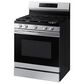 Samsung 6 Cu. Ft. Freestanding Gas Range with Wi-Fi and Air Fry in Stainless Steel, , large