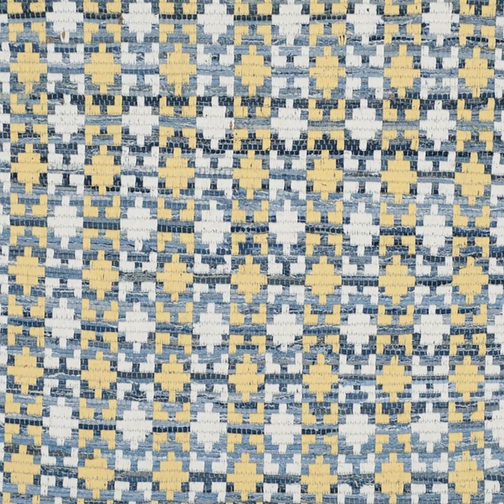 Safavieh Montauk Geometric 4&#39; Round Gold and Multicolor Area Rug, , large