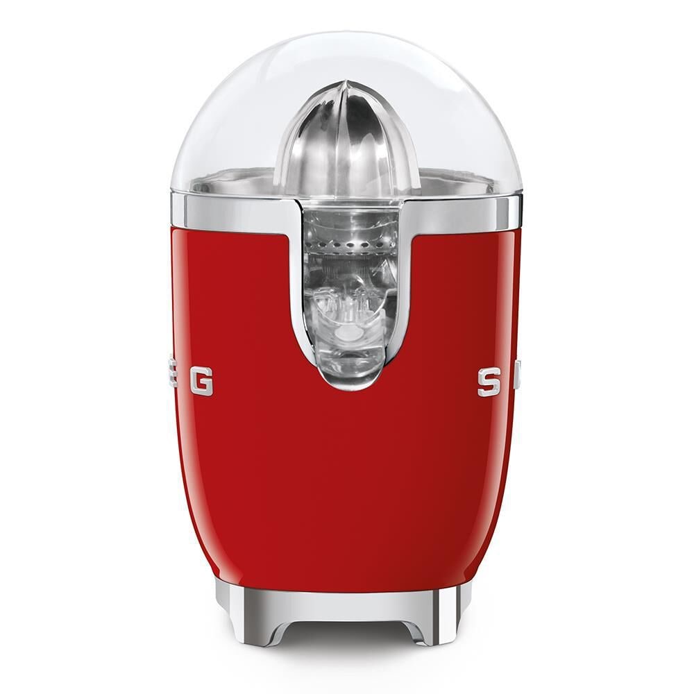 SMEG Retro Style Citrus Juicer in Red and Polished Chrome, , large