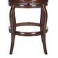 Safavieh Pasquale Swivel Bar Stool in Sierra Brown/Brown, , large