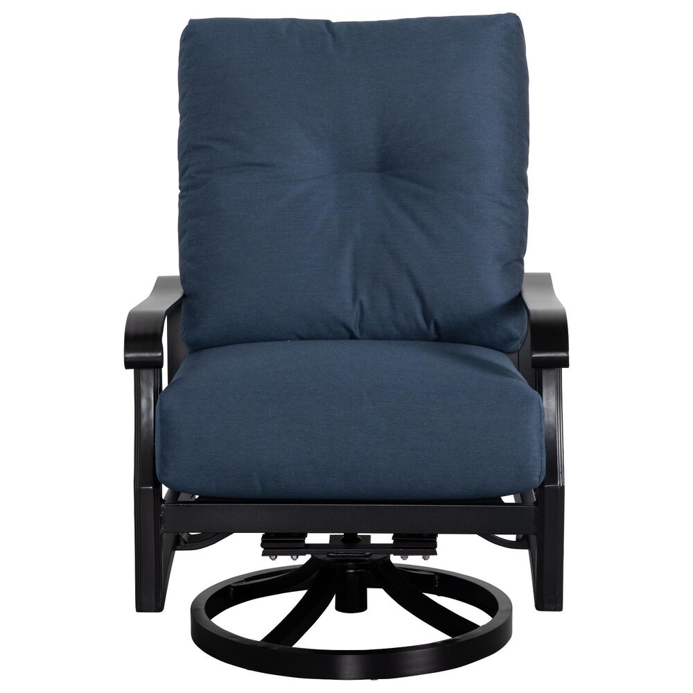 Crown Garden Alexandria Swivel Club Rocker Chair in Flagship Twilight, , large