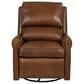 Hancock & Moore Bing Swivel Glider Recliner in Kingswood Saddle, , large