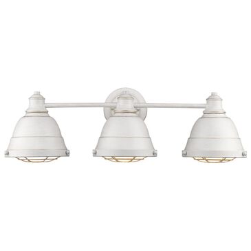 Golden Lighting Bartlett FW 3-Light Bath Vanity in French White, , large