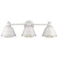 Golden Lighting Bartlett FW 3-Light Bath Vanity in French White, , large