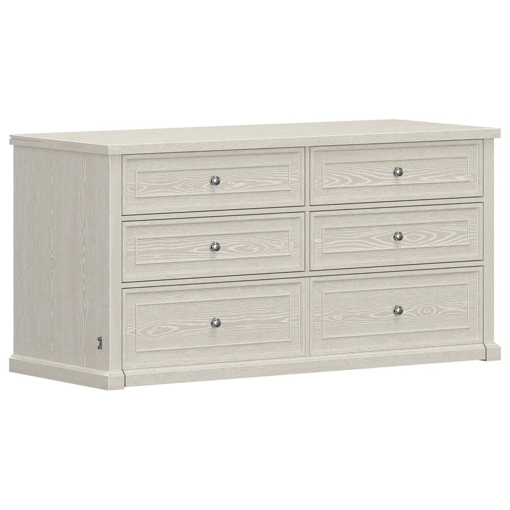 Richlands Furniture Soren 4-Drawer Dresser with Queen Convertible Bed in Whitewash, , large