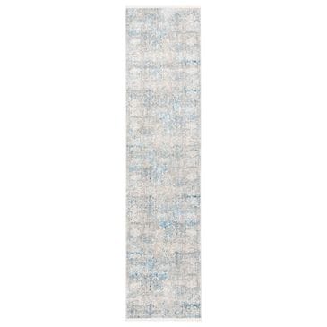 Safavieh Dream DRM418K 2" x 8" Grey and Blue Runner, , large